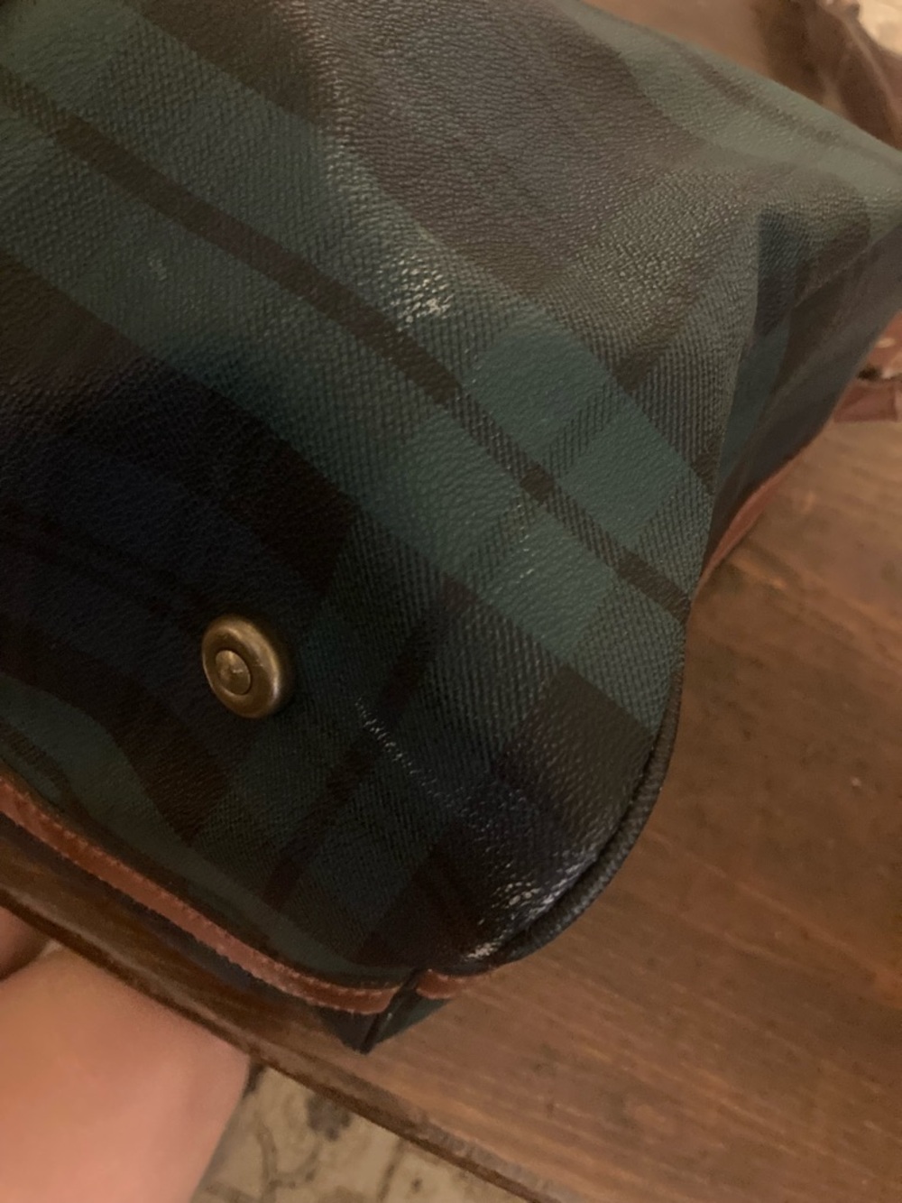 POLO RALPH LAUREN - Green tartan Duffle bag - Picture 13 of 15